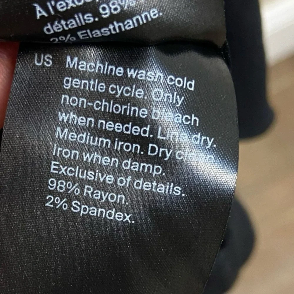 COS Elegant Black Long Sleeve mini Dress Sz 4 NWT - Picture 12 of 12